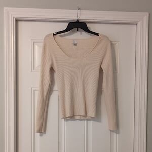 A New Day Sweater Cream Size Small